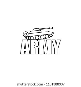 logo army games icon. Element of cybersport icon for mobile concept and web apps. Thin line logo army games icon can be used for web and mobile