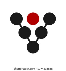 logo from the arrangement of the circle