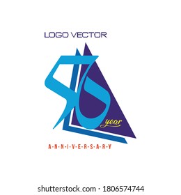 logo arrangement of number 58 which is creative, simple, authoritative and easy to understand