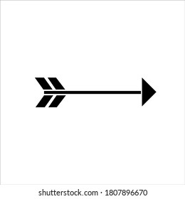 flecha de logotipo con color negro