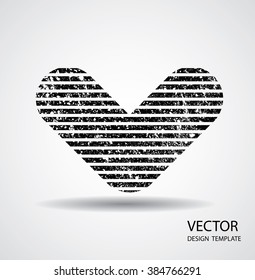 Logo Arrow Icon . striped arrow for your Design . Vector.