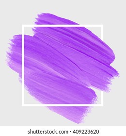 Logo art brush paint vector. Original grunge brush art paint abstract texture background design acrylic stroke poster vector illustration. Perfect watercolor design for headline, logo and banner.