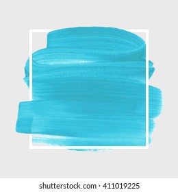 Logo art brush paint vector. Original grunge brush art paint abstract texture background design acrylic stroke poster vector illustration. Perfect watercolor design for headline, logo and banner.