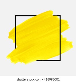Logo art brush paint vector. Original grunge brush art paint abstract texture background design acrylic stroke poster vector illustration. Perfect watercolor design for headline, logo and banner.