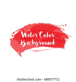 Logo art brush paint vector. Original grunge brush art paint abstract texture background design acrylic stroke poster vector illustration. Perfect watercolor design for headline, logo and banner.