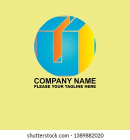 logo art graphic abstract initial u 39