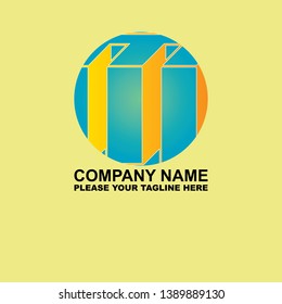 logo art graphic abstract initial m 31