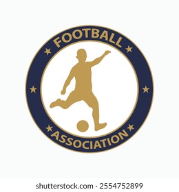 Logo for Association of Football vector illustration