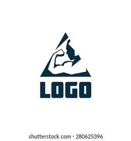 Logo. Athlete. Geometric.