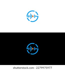 logo audio sound technology modern