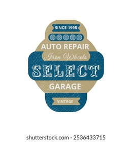 The logo for auto repair select garage