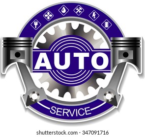 logo auto service Go back on the road today.