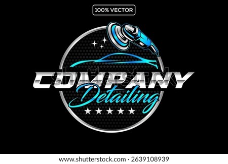 Logo Automotive Auto Detailing vector design illustration