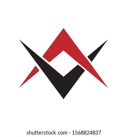 logo av element symbol icon design finance