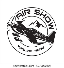 Logo Aviation, Airshow vector Illustration 