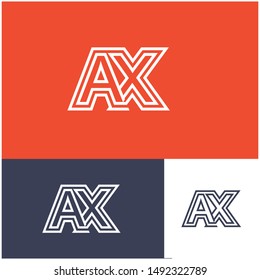 Logo AX,X, XA,A design template. Logo modern for your business