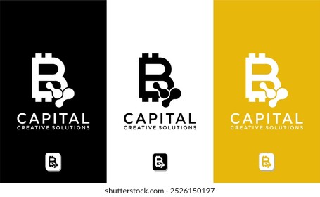 Logo b bitcoin modern capital broker