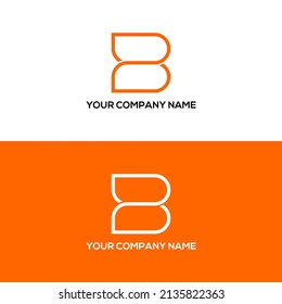 logo b elastic and thin line new style
