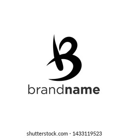 Logo B is elegant, unique, and can be used in any media and various industries