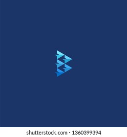 logo B geometric