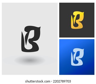 Logo B Letter Shape Monogram Vector Stock Vector (Royalty Free ...