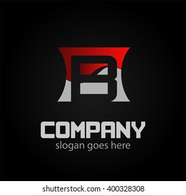 Logo b letter Vector illustration design template
