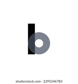 logo B technology icon illustration vector