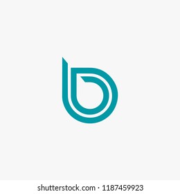 logo B vector abstract. icon B template. alphabet symbol abstract