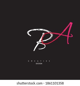 Logo ba, ab minimalistisch und einzigartig mit eleganten Linien