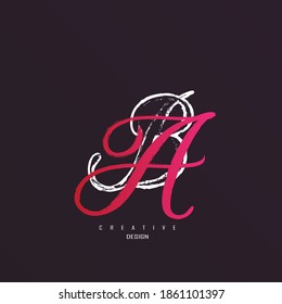 logo ba, ab minimalist and unique with elegant lines