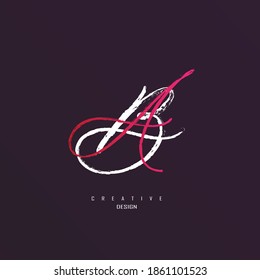 logo ba, ab minimalist and unique with elegant lines