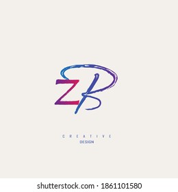 logotipo ba, ab minimalista y único con líneas elegantes