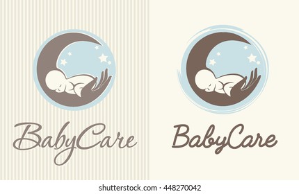 Logo of baby care, motherhood and childbearing