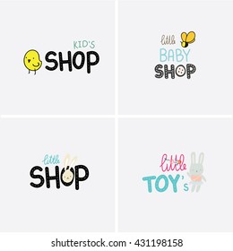 logo baby shop template