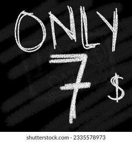 Logo background only 1 2 3 4 5 6 7 8 9 10 dollar with blackboard background chalk brush style 