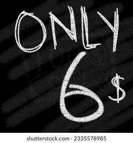 Logo background only 1 2 3 4 5 6 7 8 9 10 dollar with blackboard background chalk brush style 