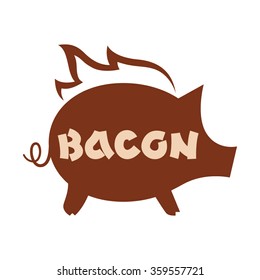 logo bacon on the pig