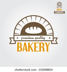 Logo or badge for bakery or baker's shop