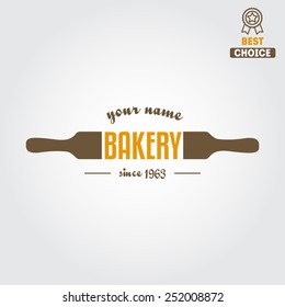 Logo or badge for bakery or baker's shop