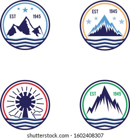 Logo badge design outdoor nature recreation business