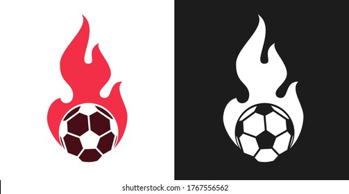 Logo, badge or label for football sport. Design templates emblem for soccer match, tournament, championship. Minimalistic vector illustration. 