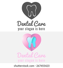 Logo or badge, label, logotype elements with mountains for web, business or clinic