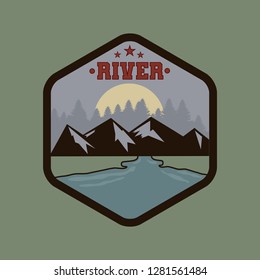 Logo Badge Outdoor Adventure Expedition