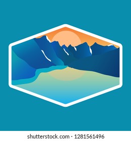 Logo Badge Outdoor Adventure Expedition