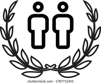 Logo badge for website and application