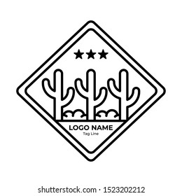 Logo Badges Mountain With Line Style. Mountain hike, mountain explore, summer camp, explore more. Modern logo and badges with mountains, peaks, trees, sun, water, the moon. Suitable for Explore Badges