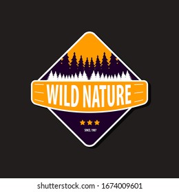 logo badges mountain template design.