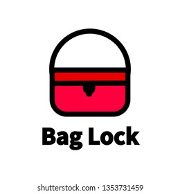 logo bag lock
