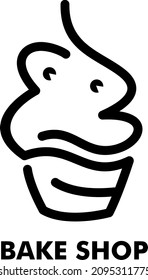 logo bake shop white background