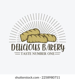 logo for bakery and others, you can change the font and writing to your shop name